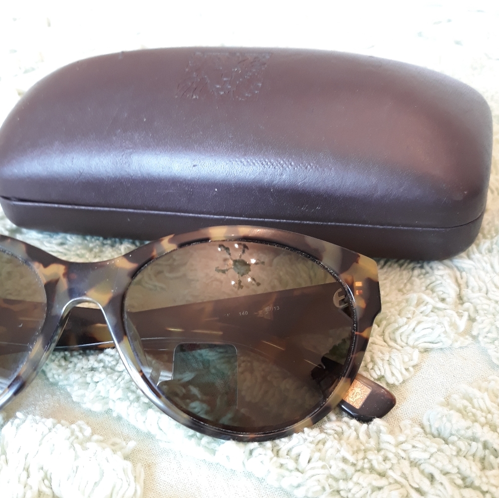 Anne Klein Tortoise Shell Sunglasses - Picture 2 of 6